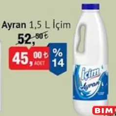 İÇİM AYRAN 1,5 L